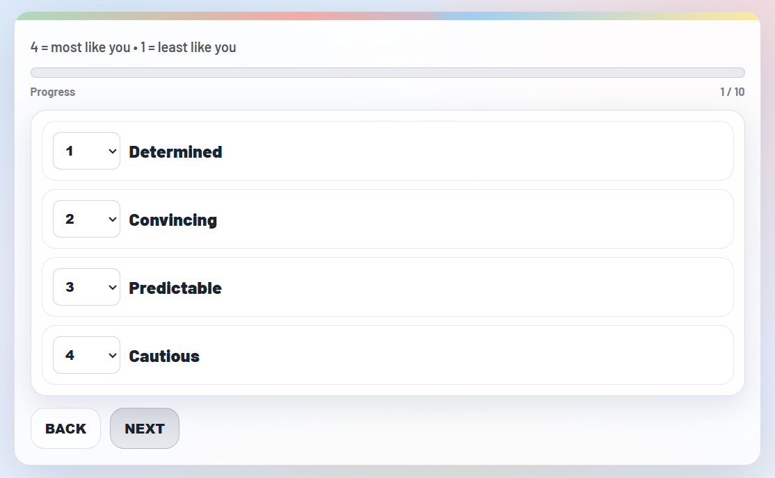 Disc Profile app screenshot placeholder